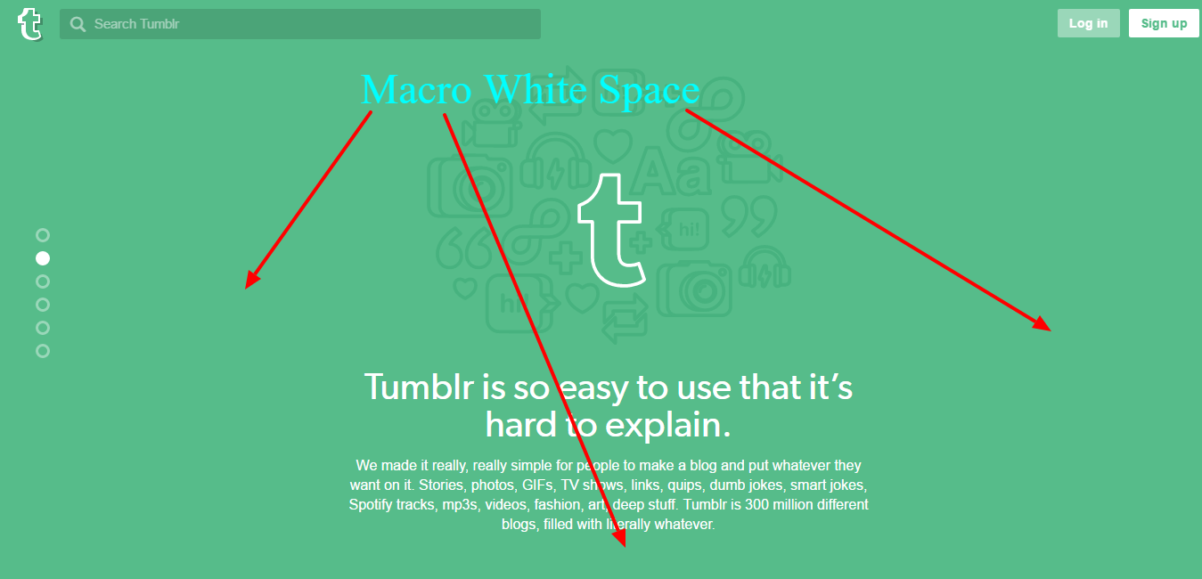 I rolled over your whitespace. How to design products with meaningful
