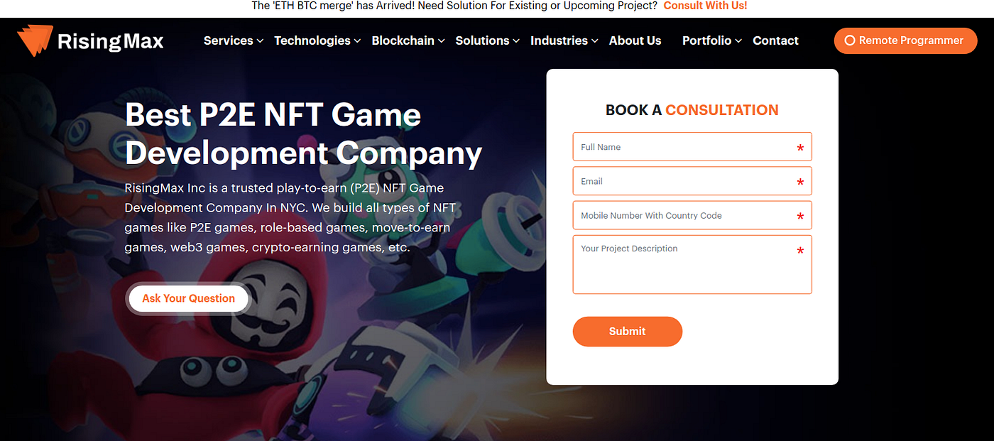 Top 10 NFT Game Development Company in 2023 | by Williammarkerzz | Nerd For  Tech | Oct, 2022 | Medium