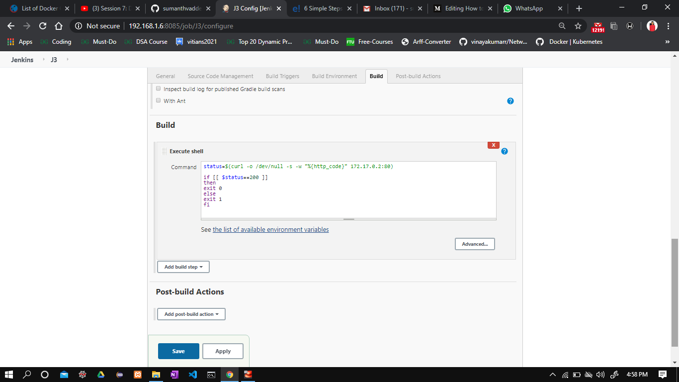 How to build Jenkins automation server from a docker image by Sumanth Reddy Medium