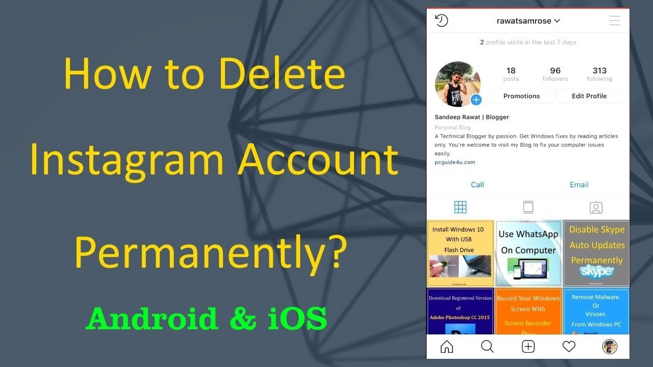 How to Delete Instagram Account Permanently?  by Sara Khalil  Medium