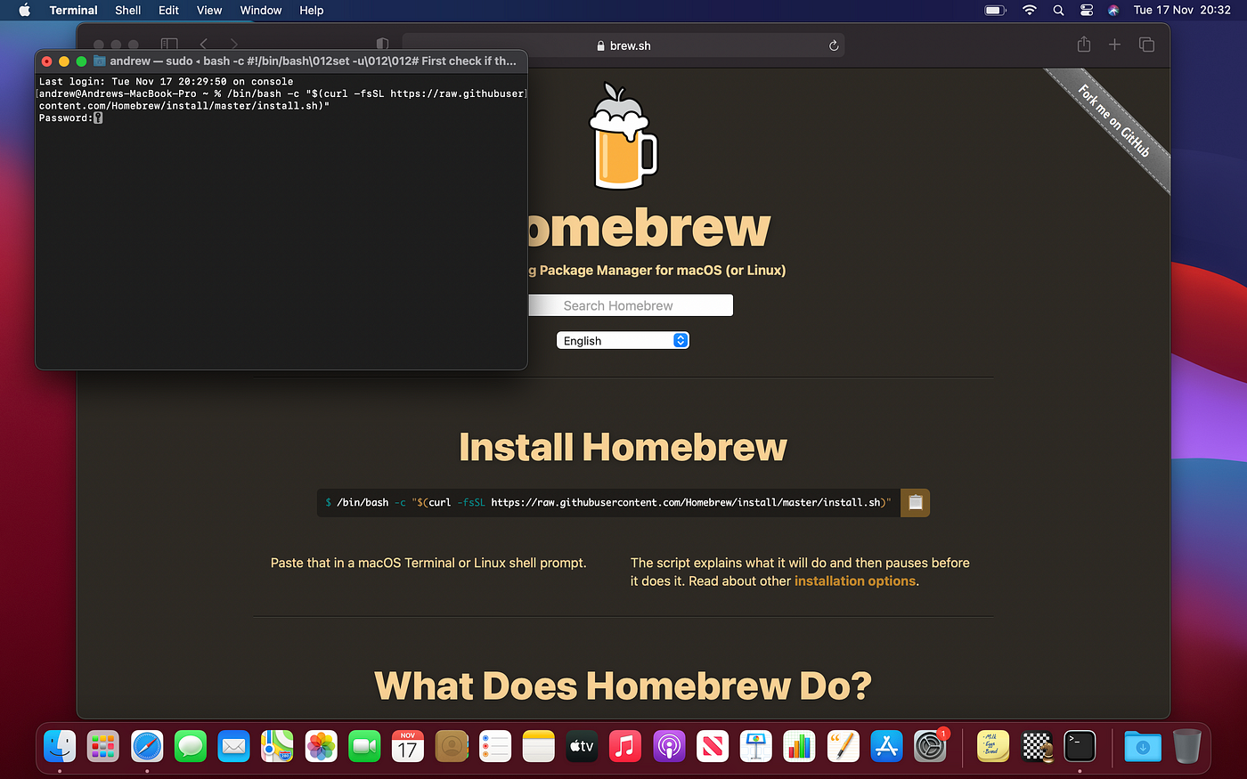 How to install Homebrew on your ARM based Mac | Medium