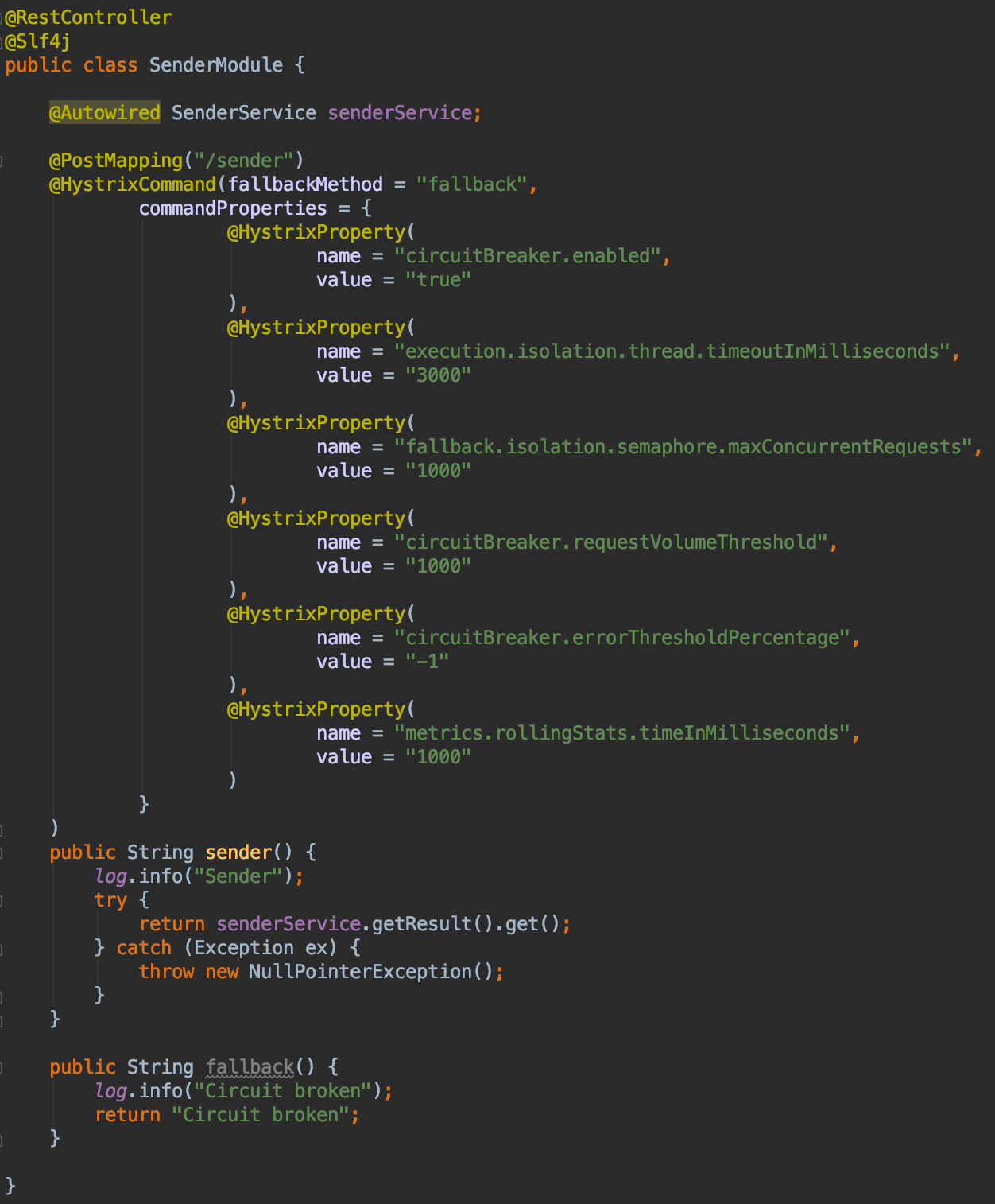 Implementasi Hystrix Circuit Breaker dan Hystrix Dashboard by