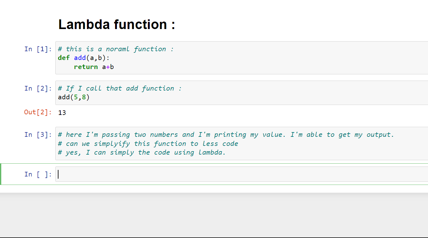 LAMBDA FUNCTION IN PYTHON. Hello guys, previously we covered… | by ...