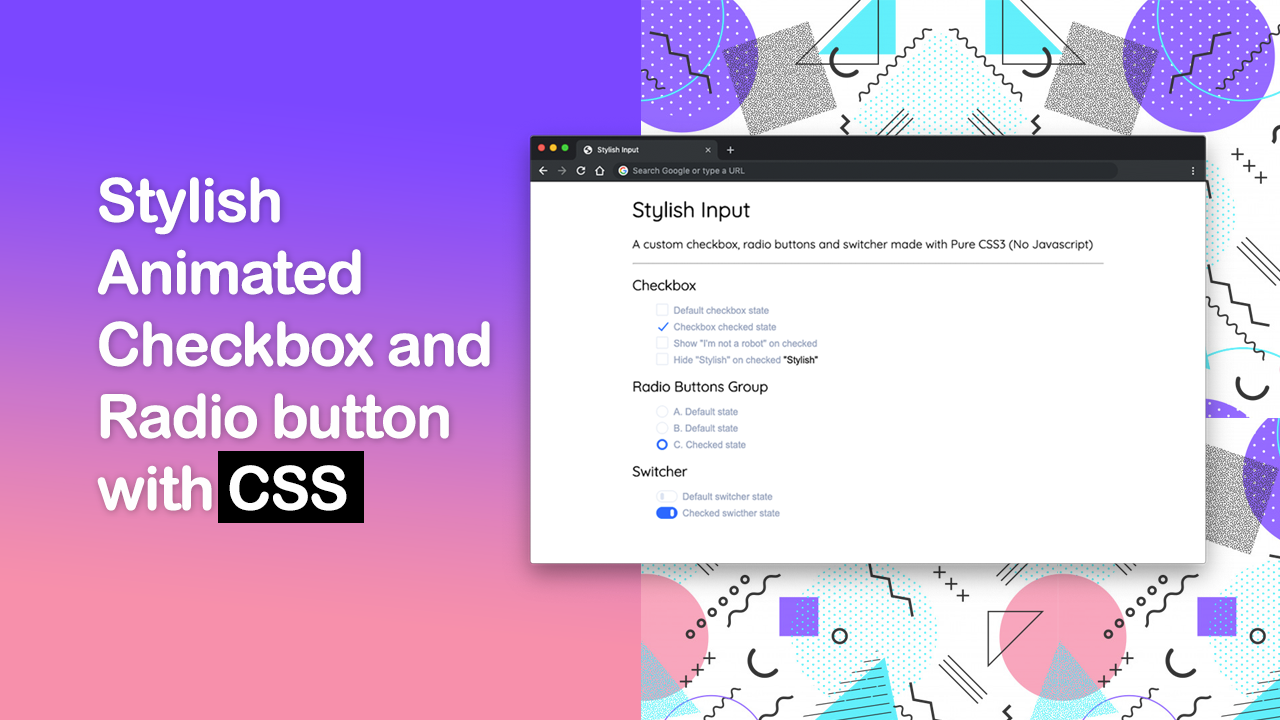 CSS Stylish Custom Checkbox and Radio Input | by Mahmoud Elmahdi | Level Up  Coding