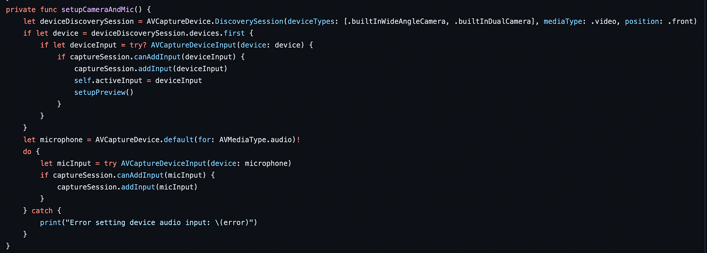 Capture Videos on a Custom Screen Swift Xcode 12.4 by Shubhransh