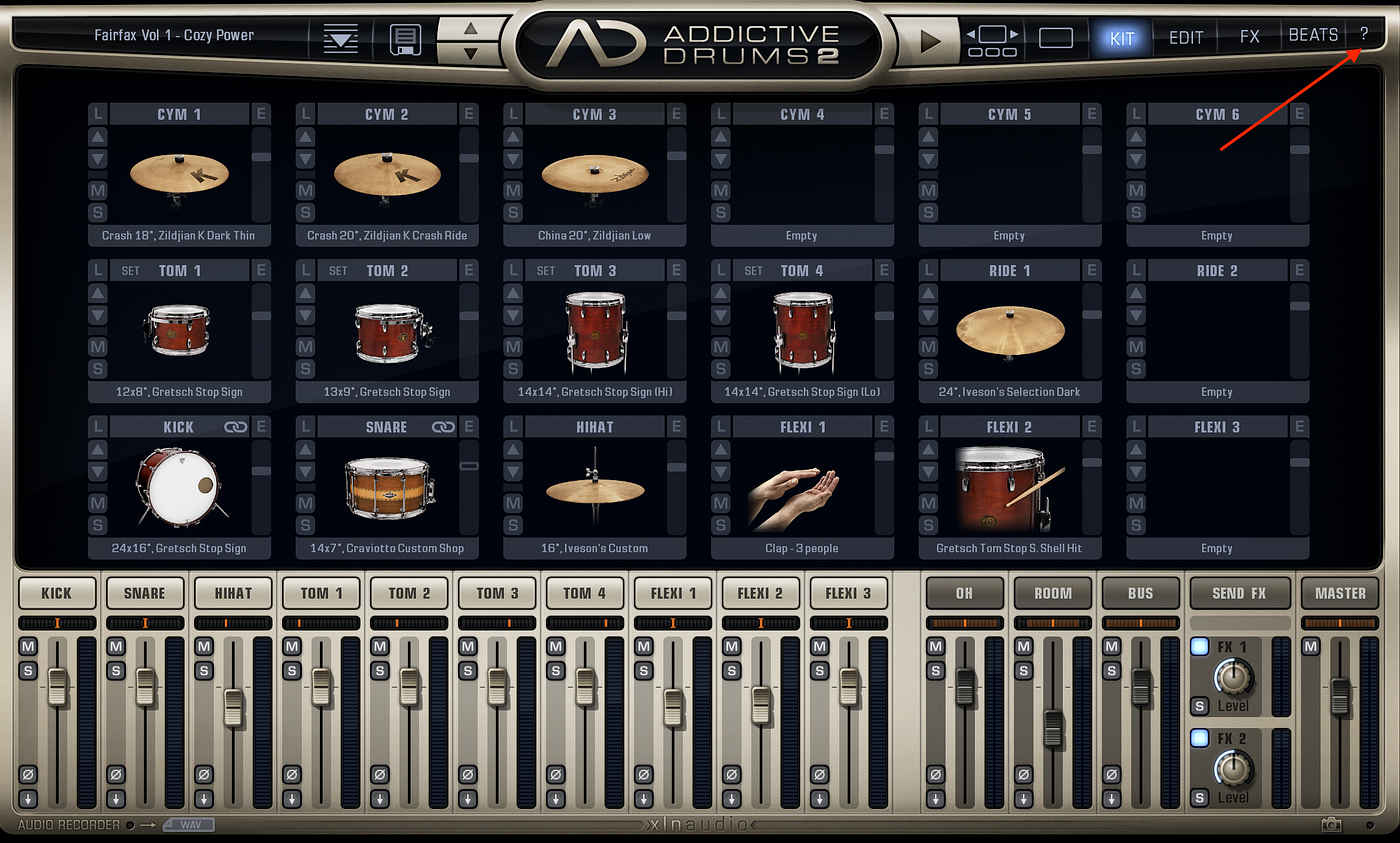 How to record covers with electronic drums — Mac / Garageband