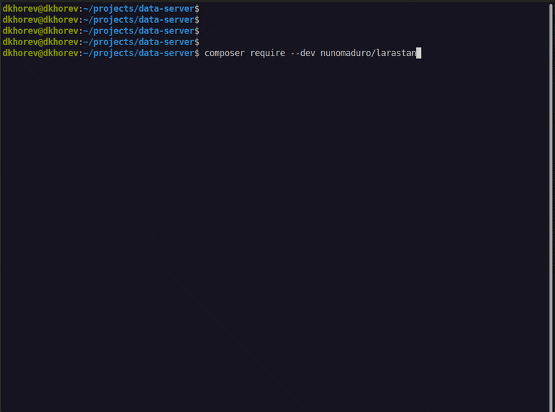 PHPStan & LaraStan setup