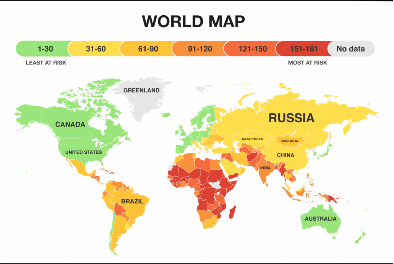 Climate Change Map 2050 Where To Live Around The World To Escape Climate Change | By Danny Schleien  | Climate Conscious | Medium
