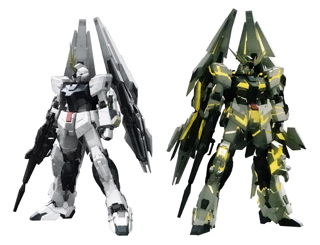 Gundam NT Design History: RX-0 Unicorn Gundam 03 Phenex | by Tom Aznable |  Medium