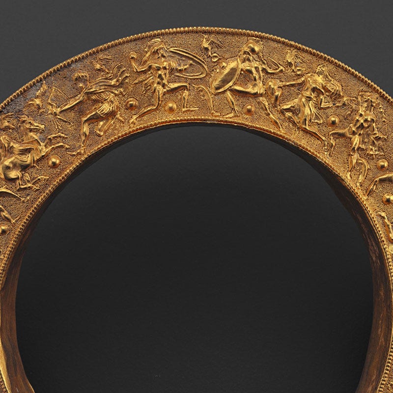 Hicham Aboutaam — picture of Greek Gold Cylindrical Stand