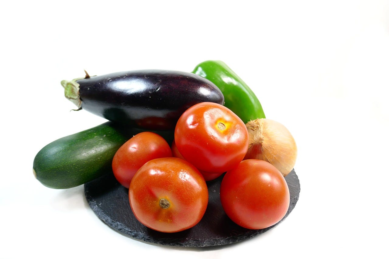 Ratatouille vegetables