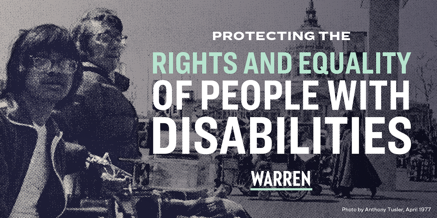 Protecting the Rights and Equality of People With Disabilities | by Team  Warren | Medium