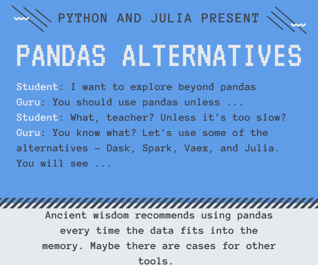 Is Something Better Than Pandas When The Dataset Fits The Memory By