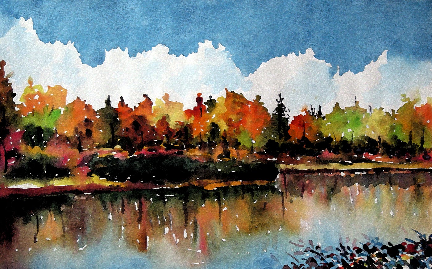Chayim Shvarzblat watercolor art. In the New Jersey Gallery “New Art… | by  Chayim Shvarzblat | Watercolor Art | Medium