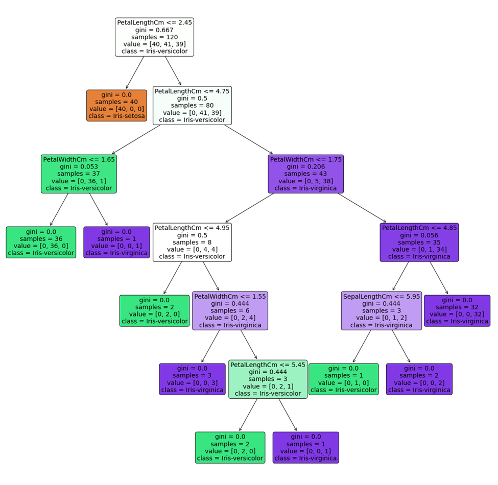 Flowchart with steps for building a decision tree - Sravanthi Dande ...