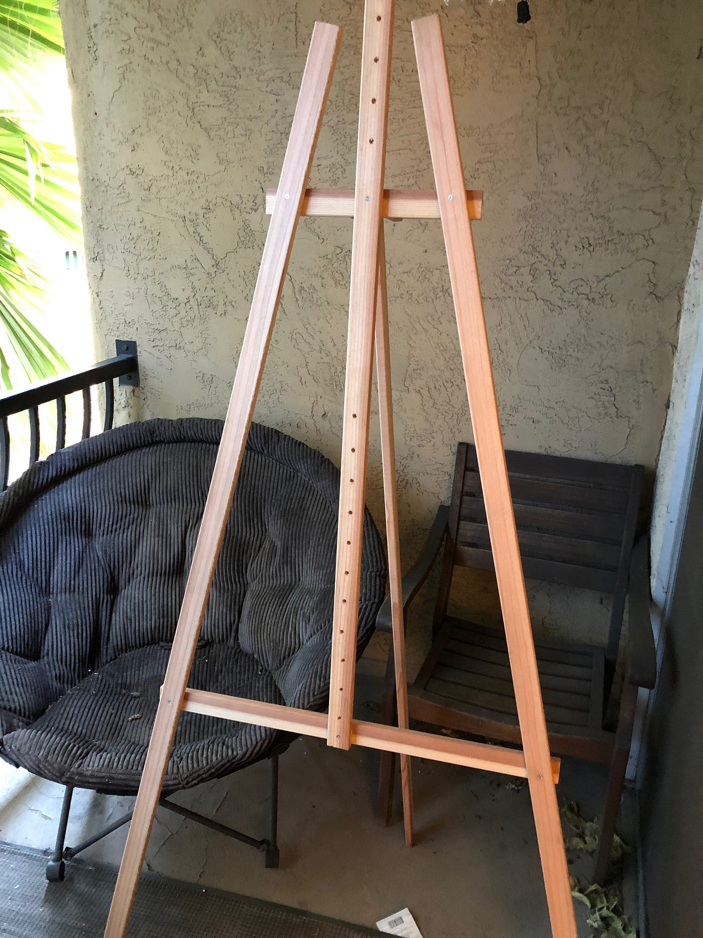 How To Build an Easel. An easel is a stand to hold a canvas… by Ross