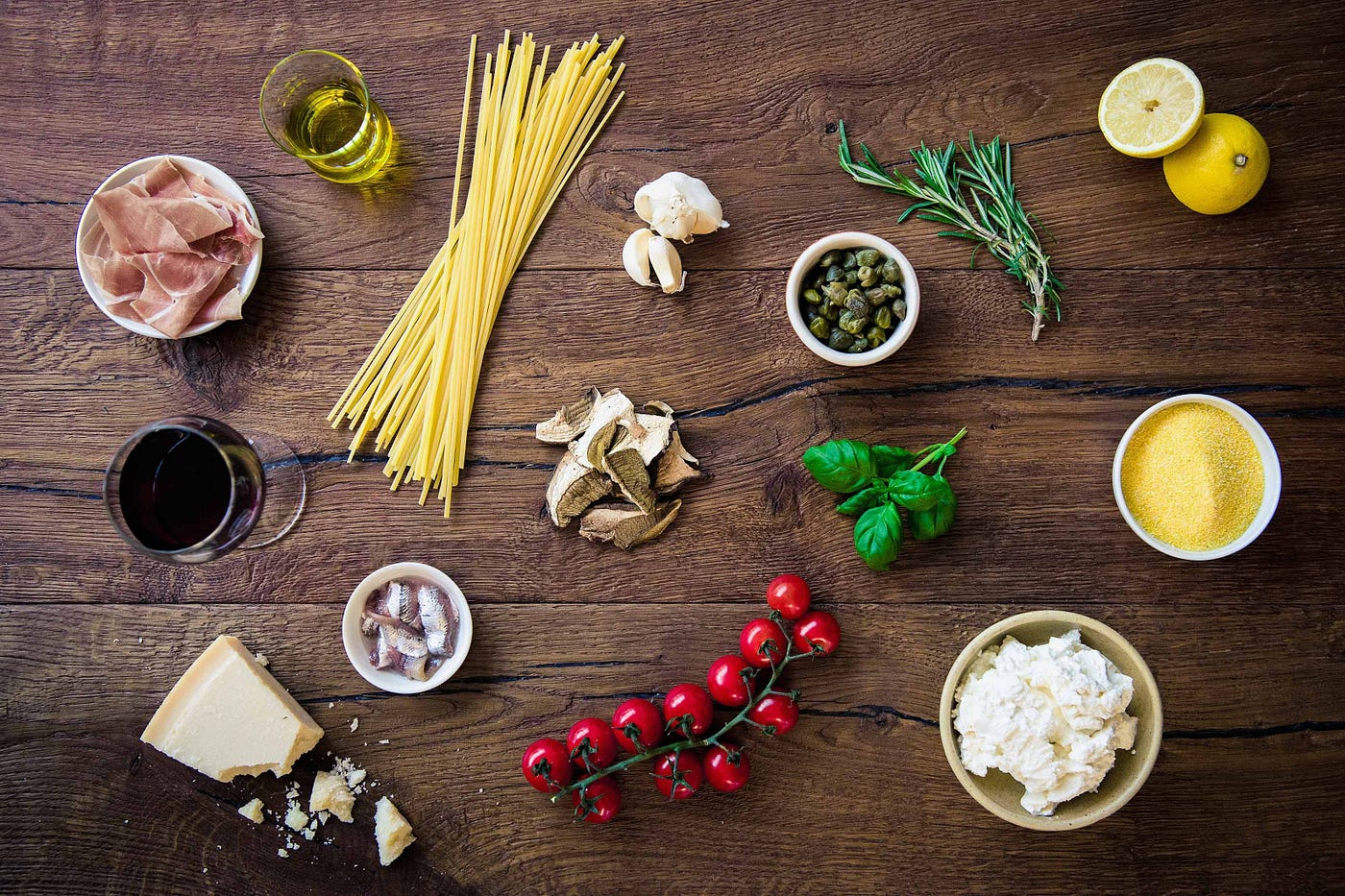 Wine, food and culture links