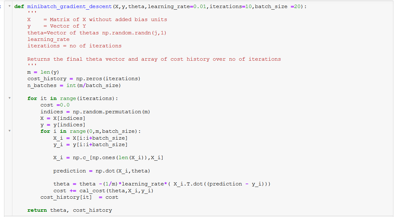 Gradient Descent in Python. When you venture into machine learning