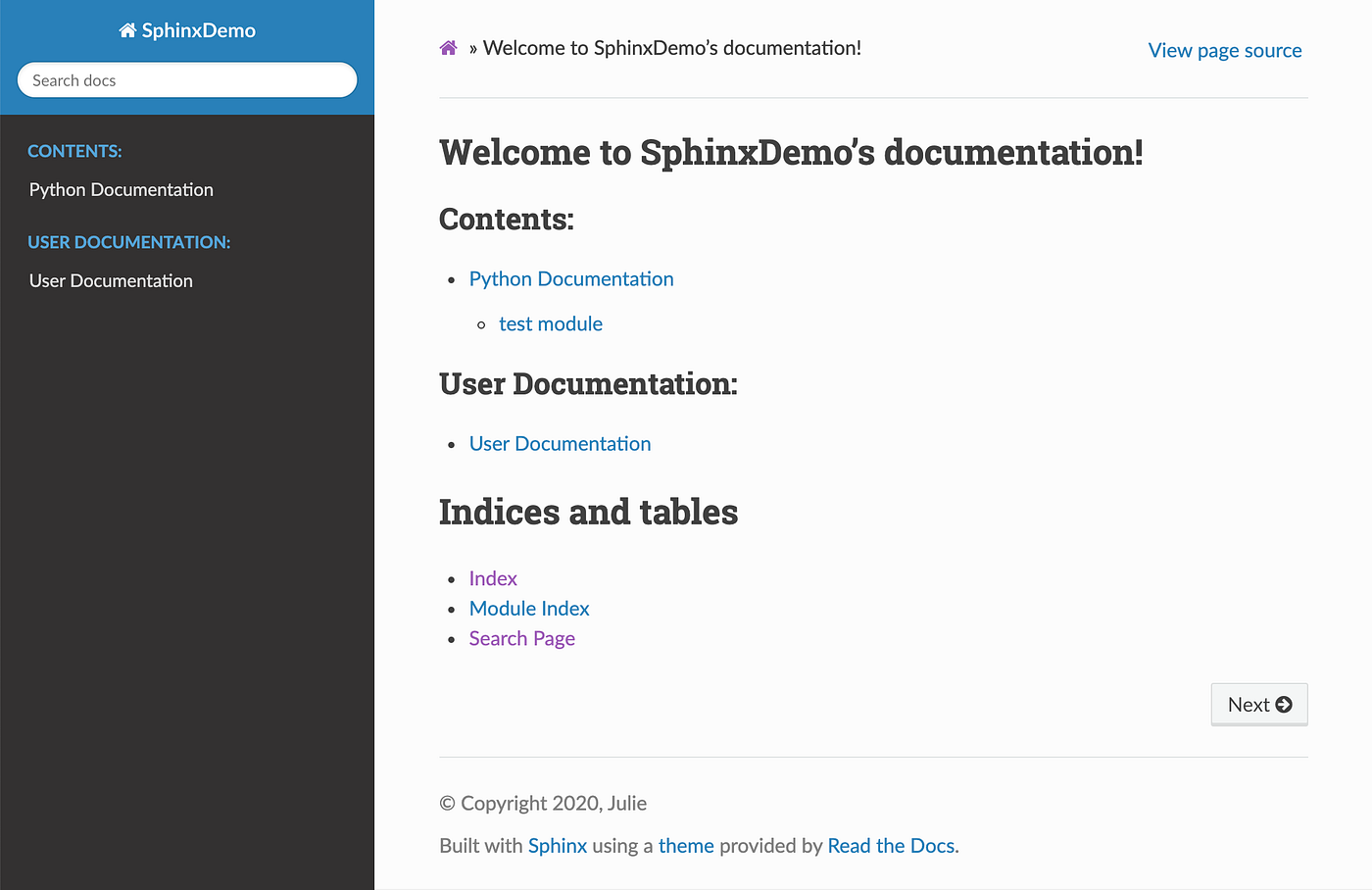 Auto-Documenting a Python Project Using Sphinx | by Julie Elise | Better  Programming