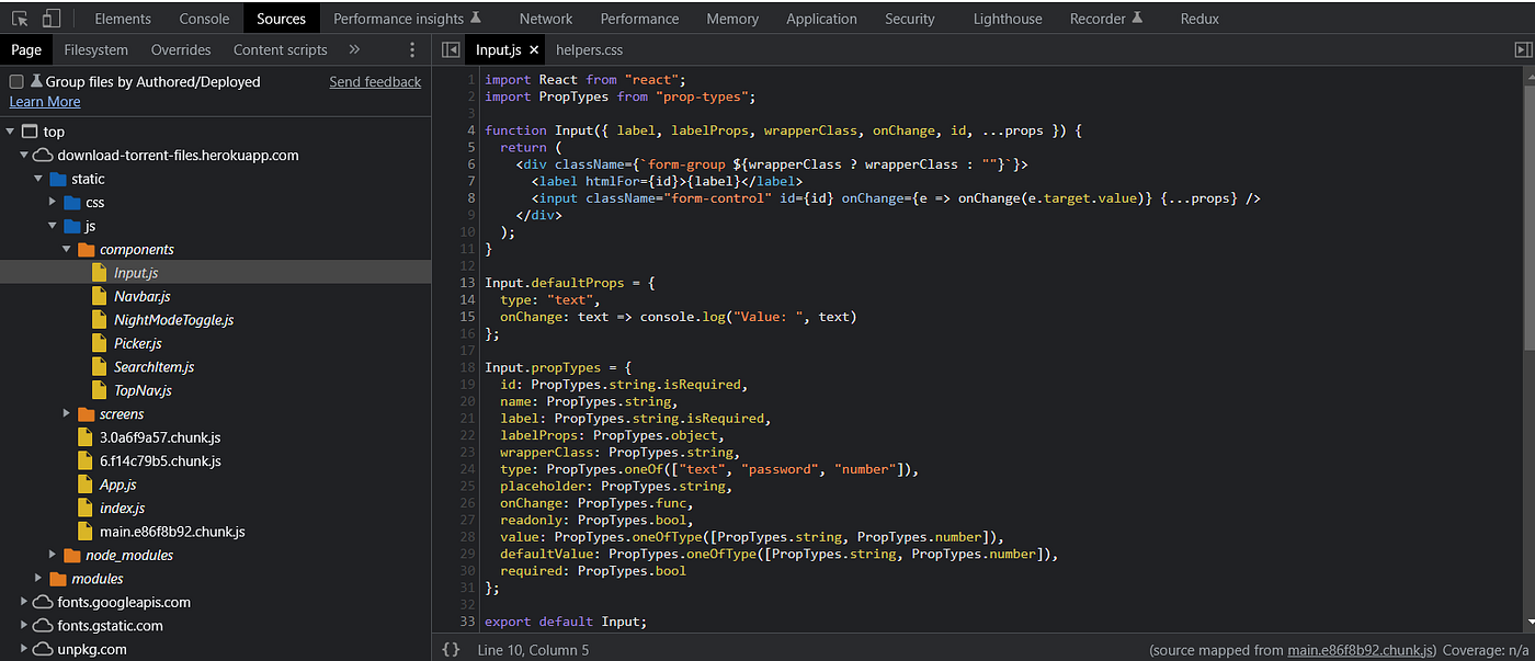 How to Hide the Source Code in React from Dev Tools in different ways | Dev Genius How to hide the source code in react from dev tools in different ways | dev genius
