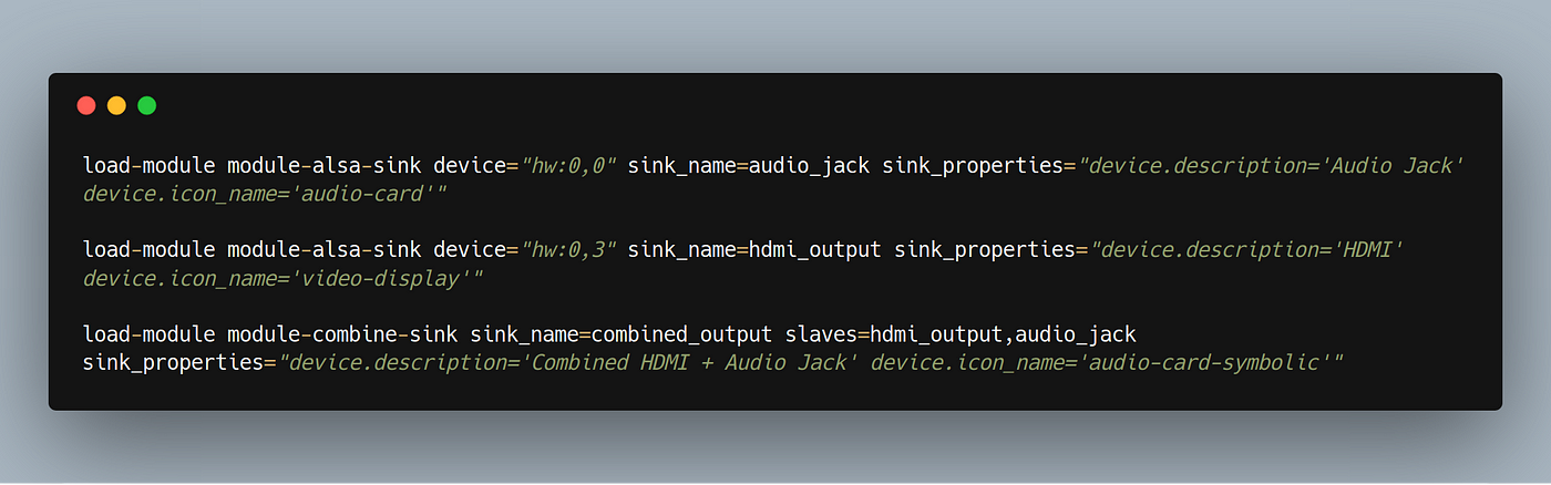 How to configure PulseAudio for playing on multiple devices at the same  time on Ubuntu | by Joao Paulo Silva de Souza | Medium