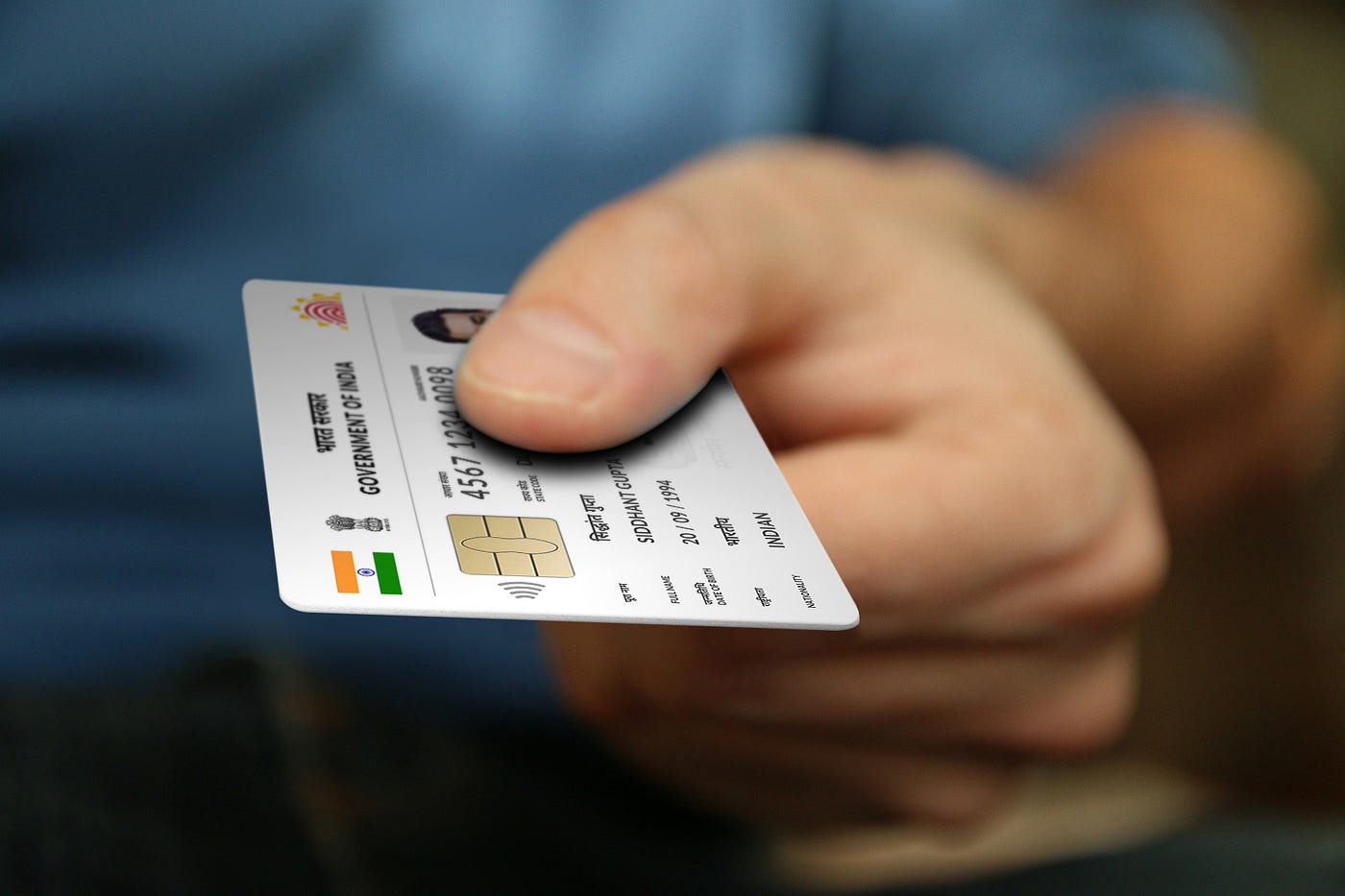 The dhaar Card Indian Id Concept By Siddhant Gupta Kalpik Medium