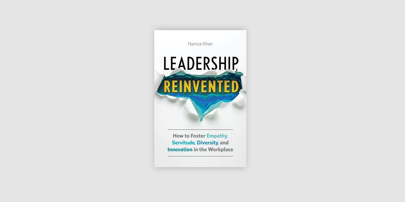 Leadership reinvented book cover by author Hamza Khan
