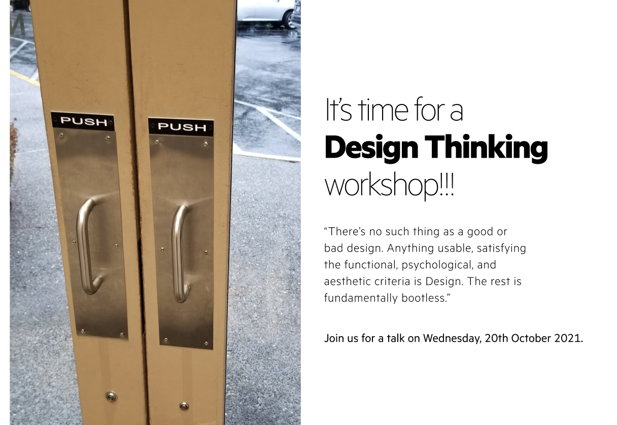 A foot in the “door” to UX institutionalization — part 1 | by Prakash Sd |  Bootcamp
