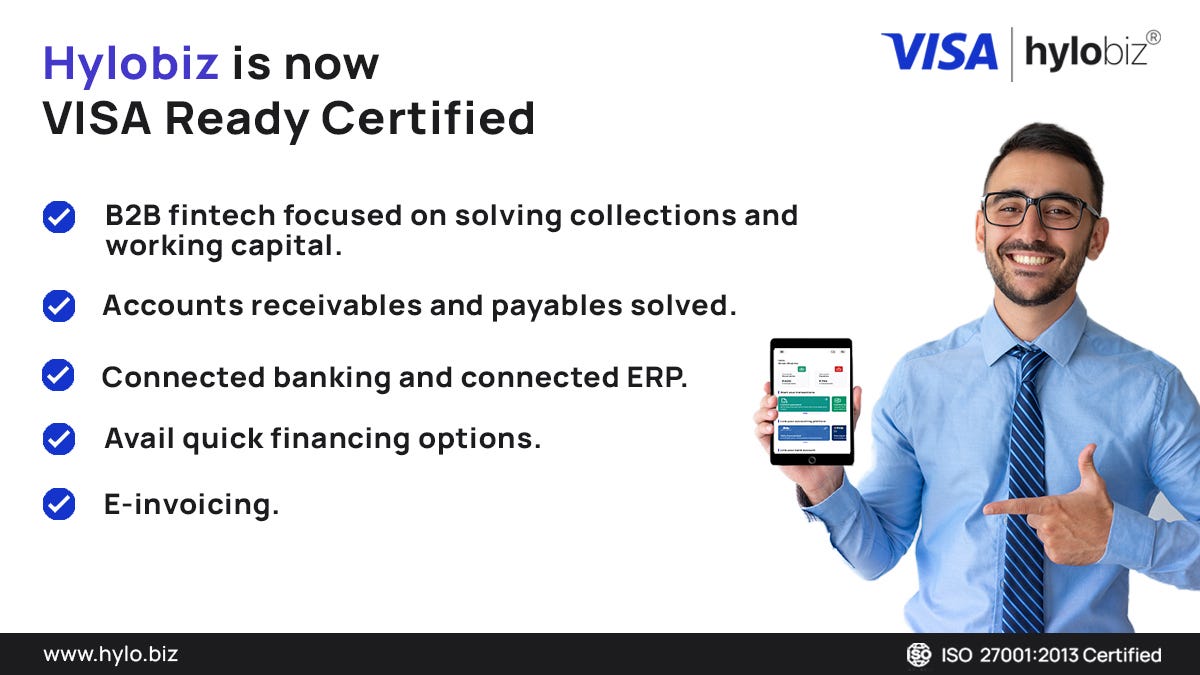 Hylobiz is now VISA Ready Certified Fintech Partner Connect Program