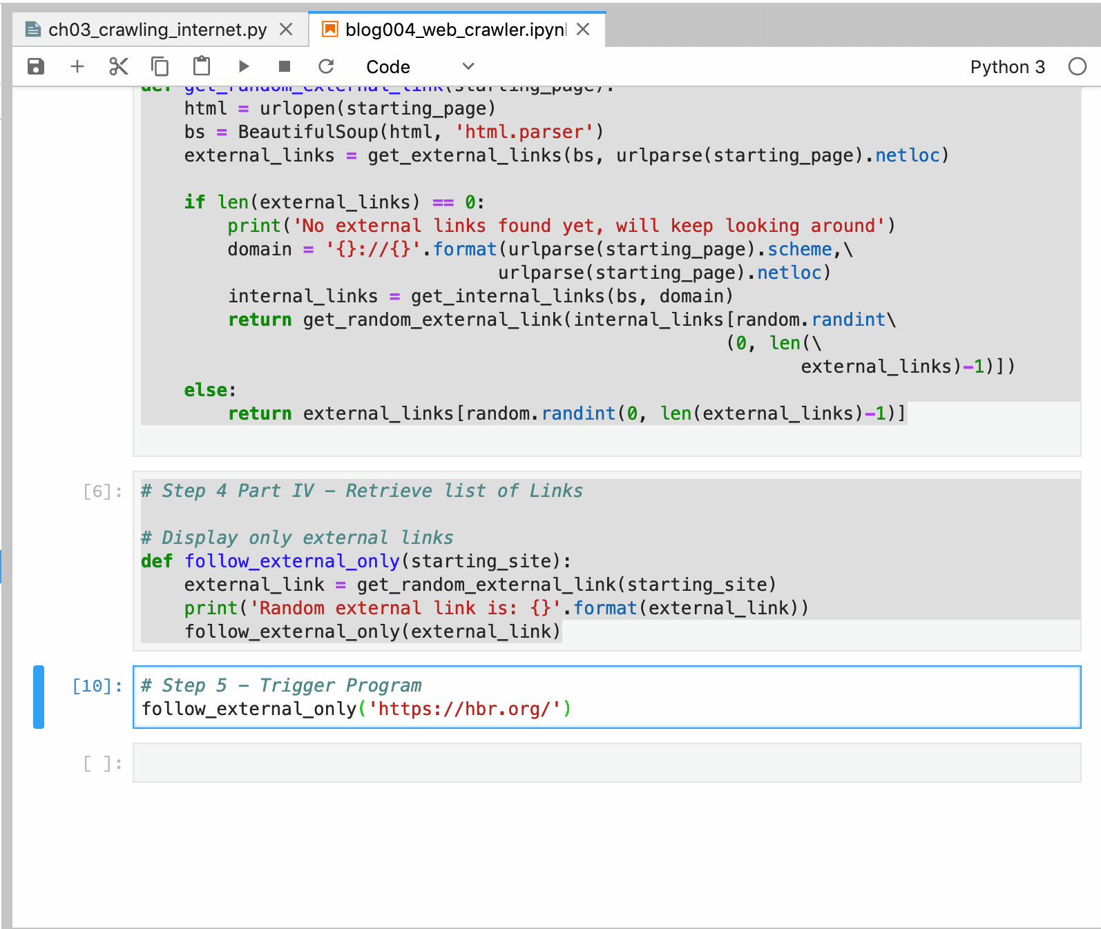 Day (4) — Web Scraping — Crawling the Internet | by Keith Brooks | Medium