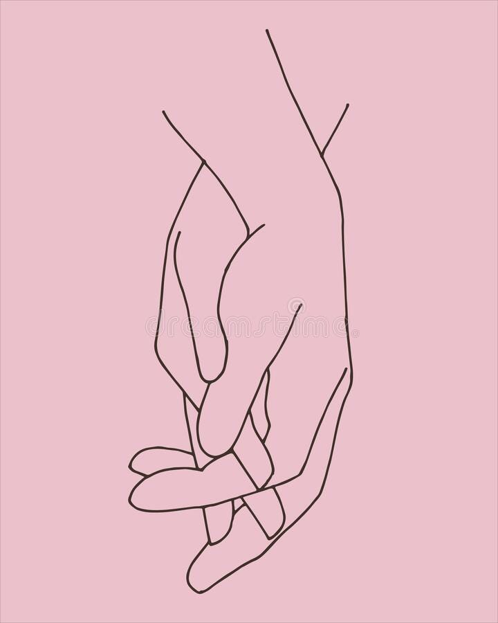 Couple holding hand