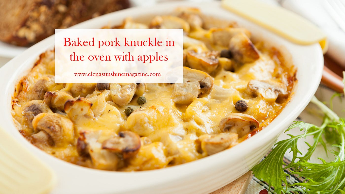 Potato casserole with meat and mushrooms