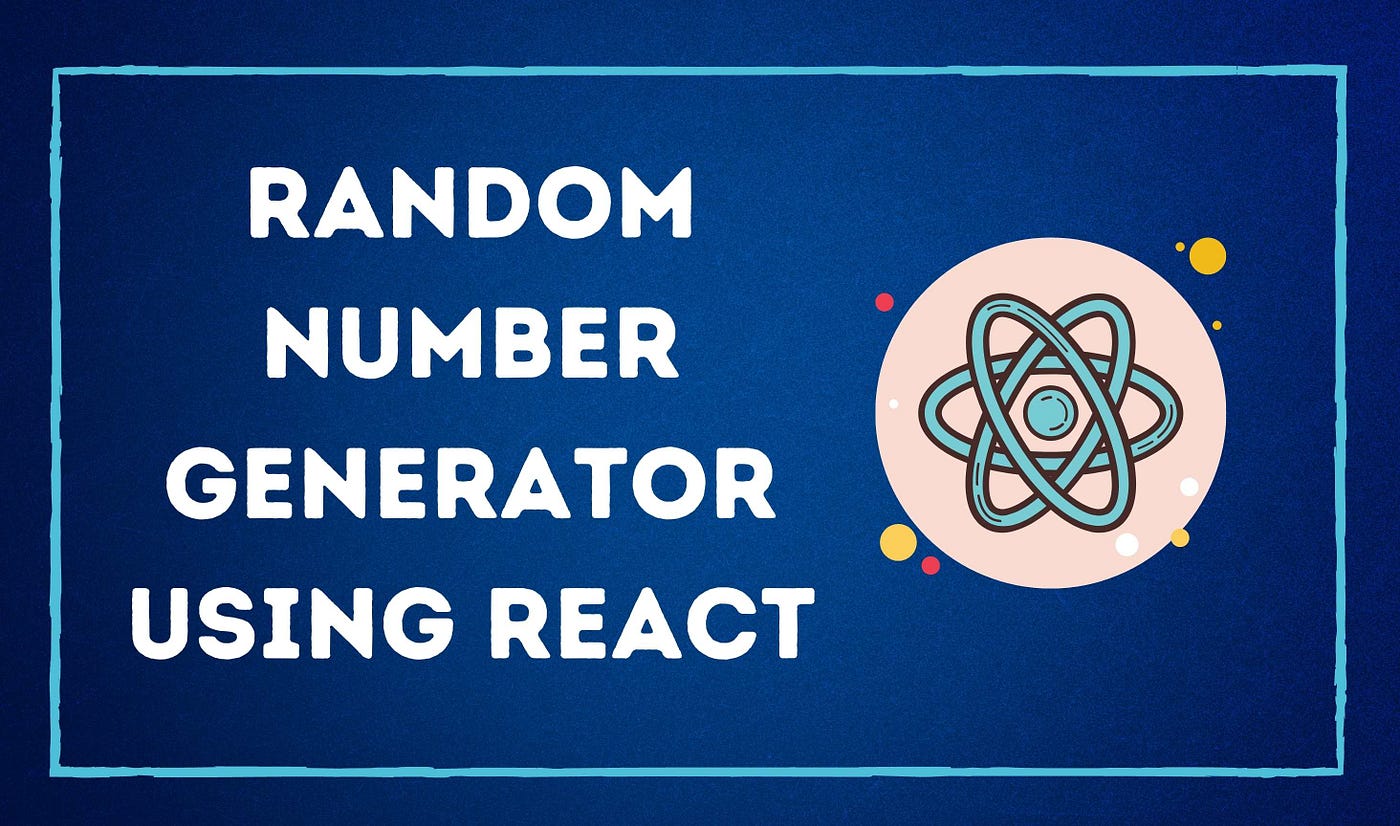 random number generator react