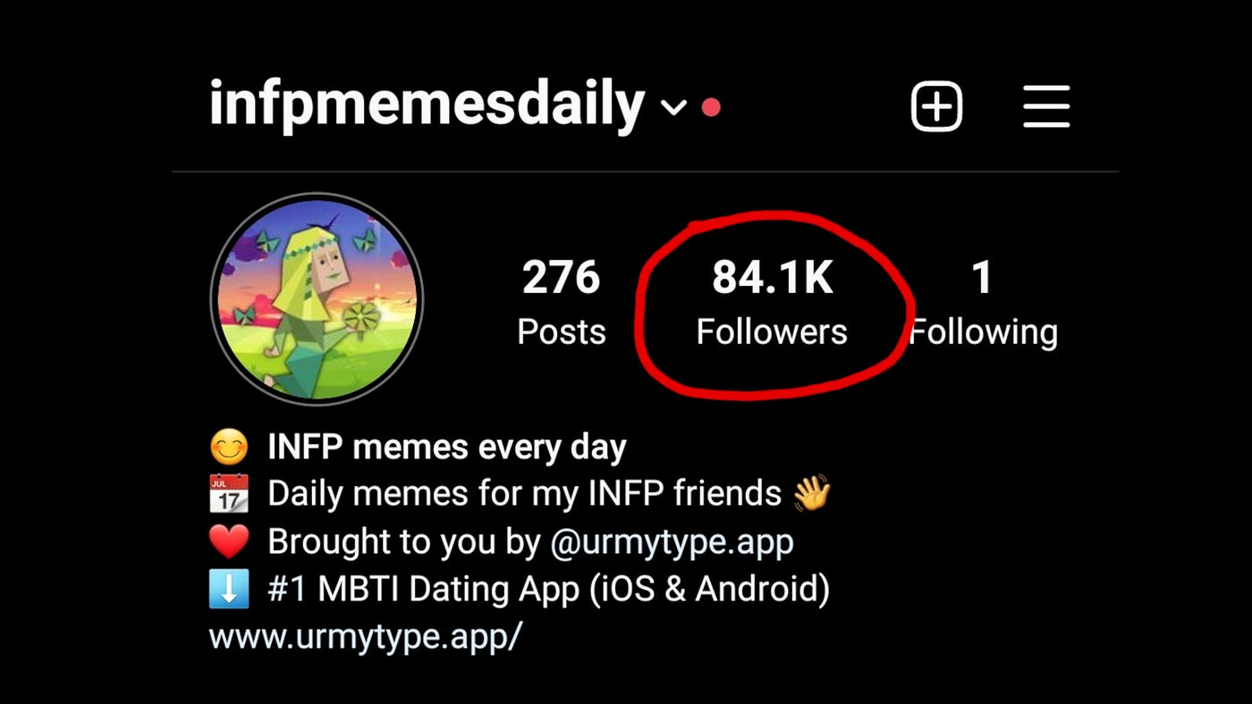 How To Grow Your Mbti Meme Page On Instagram Feb 21 By Mbtimemesdaily Medium