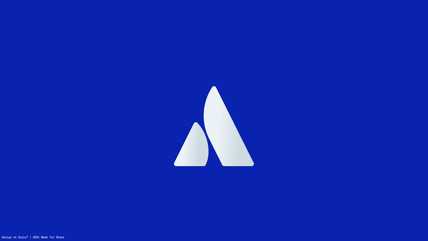 Atlassian Logo in inverse (This logo does not follow official branding guide lines) | Made For Share | GIVE™ ©2021