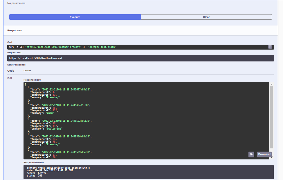 Core  API Quick start. Quick Walkthrough of how to create web