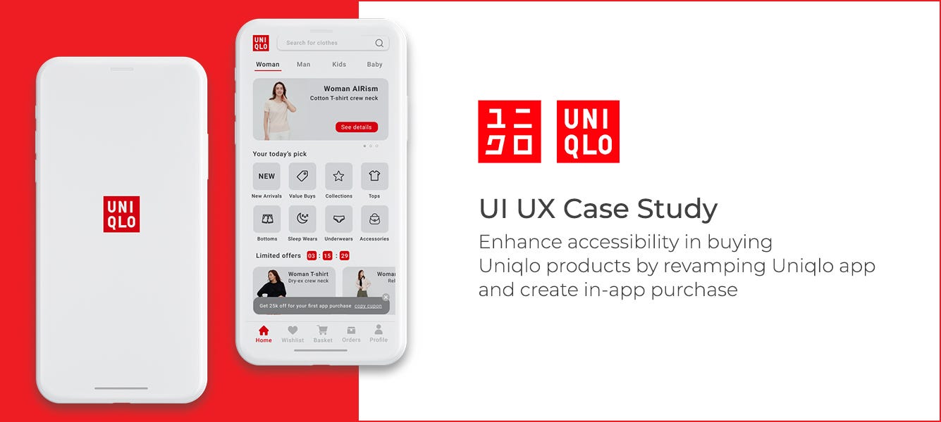 UI UX Case Study: Ease Users to Shop Uniqlo's Products Online by Revamping  Uniqlo Application and Create In-app Purchase | by shintia lim |  dibimbing-portfolios | Medium