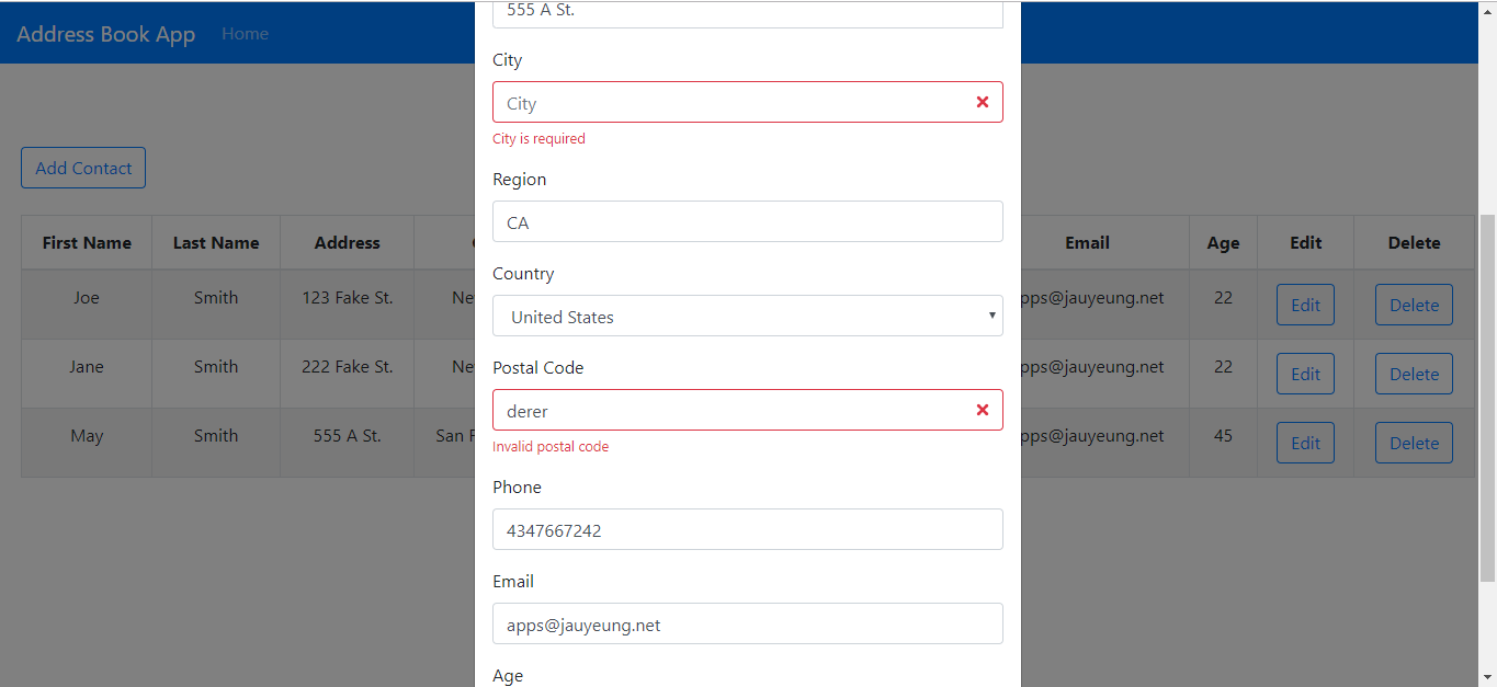 How to Add Form Validation to Your React App with Redux Form | by John  Au-Yeung | JavaScript in Plain English