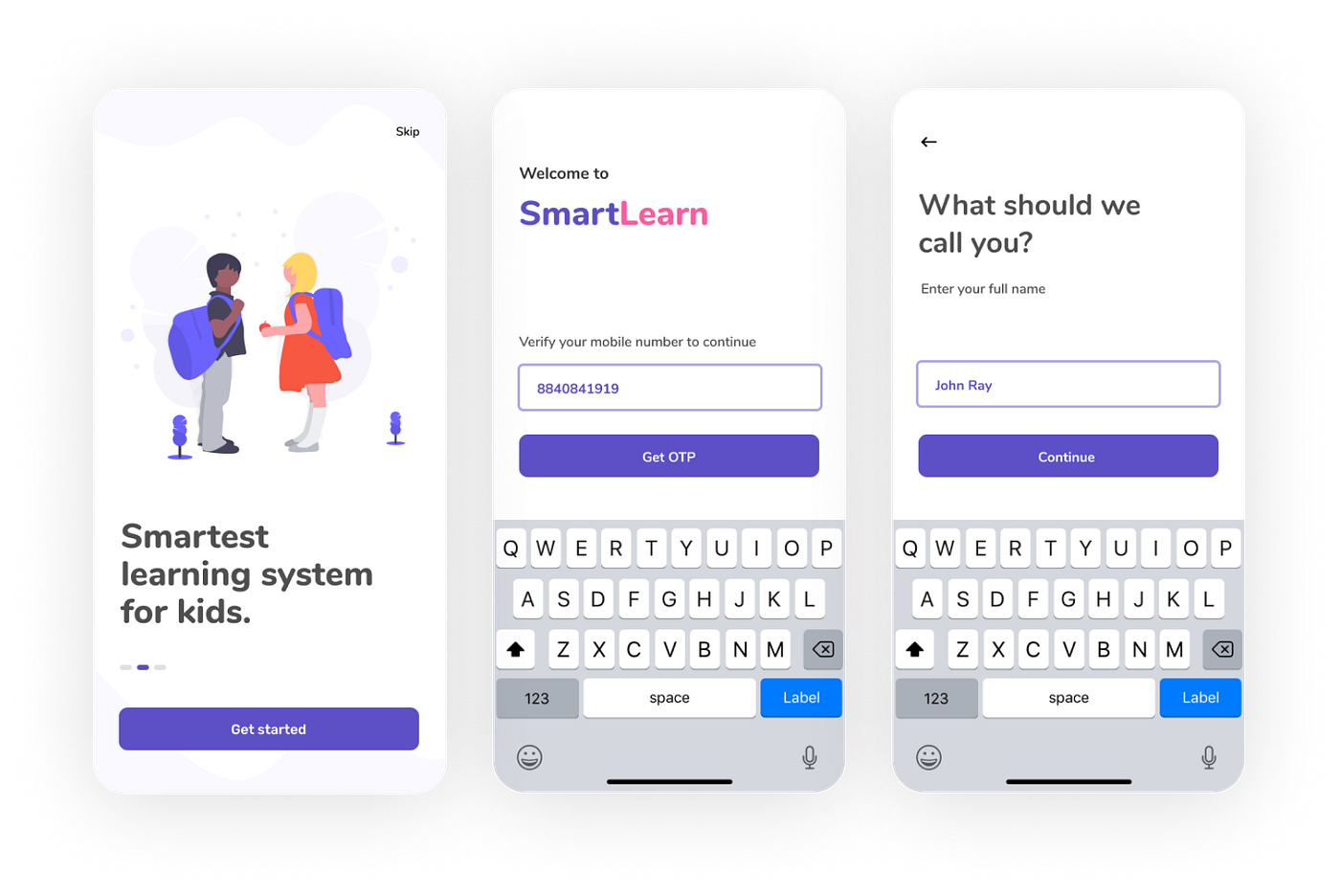 Smart Learning app for school kids-UI/UX Case Study | by Pranjal Singh ...