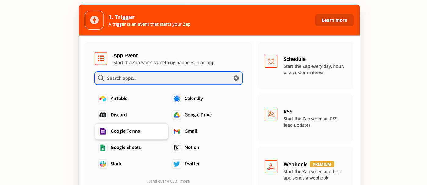 Set up a Trigger function