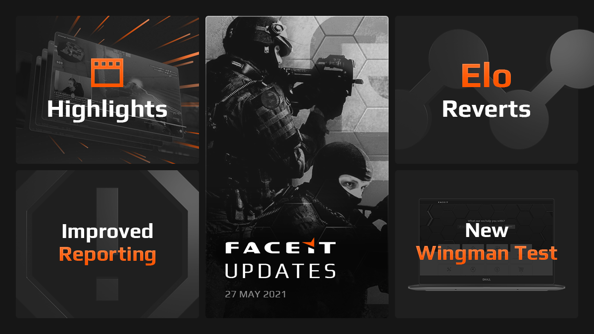 FACEIT Highlights, Wingman Matchmaking, Elo Reverts for Smurfing