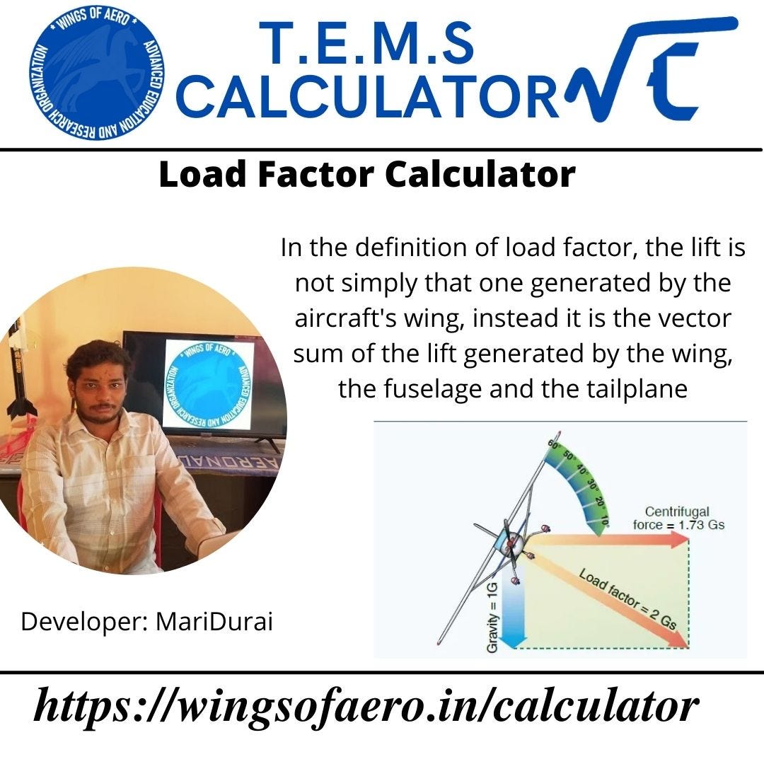 In the definition of load factor, the lift is not simply that one