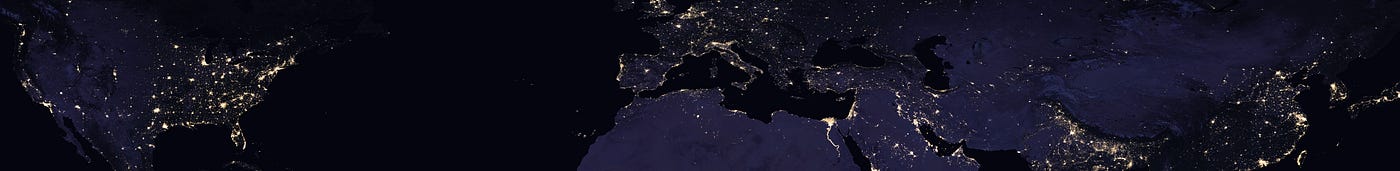 Earth at night