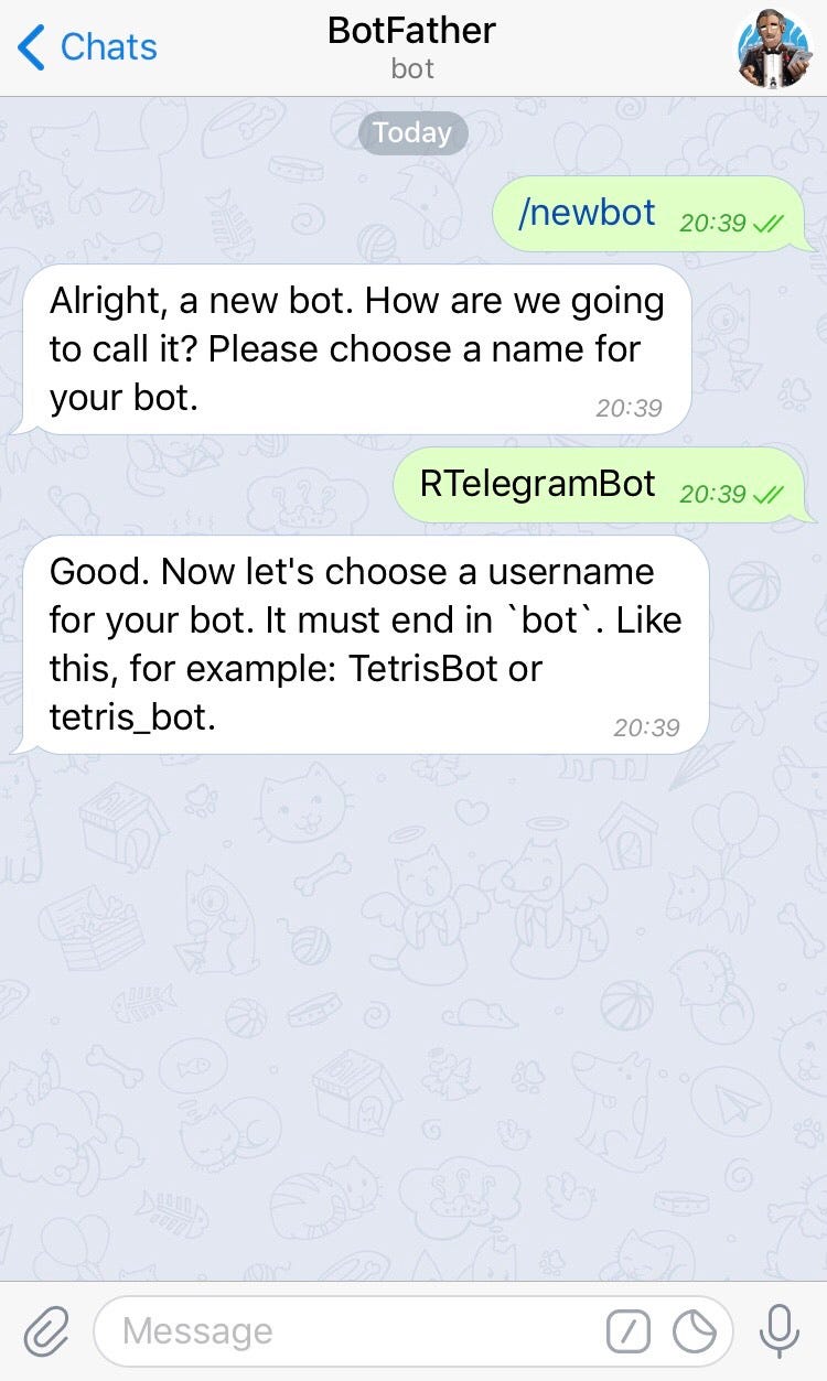 Building a Telegram Chatbot with R | by Ernest Benedito | Chatbots Magazine