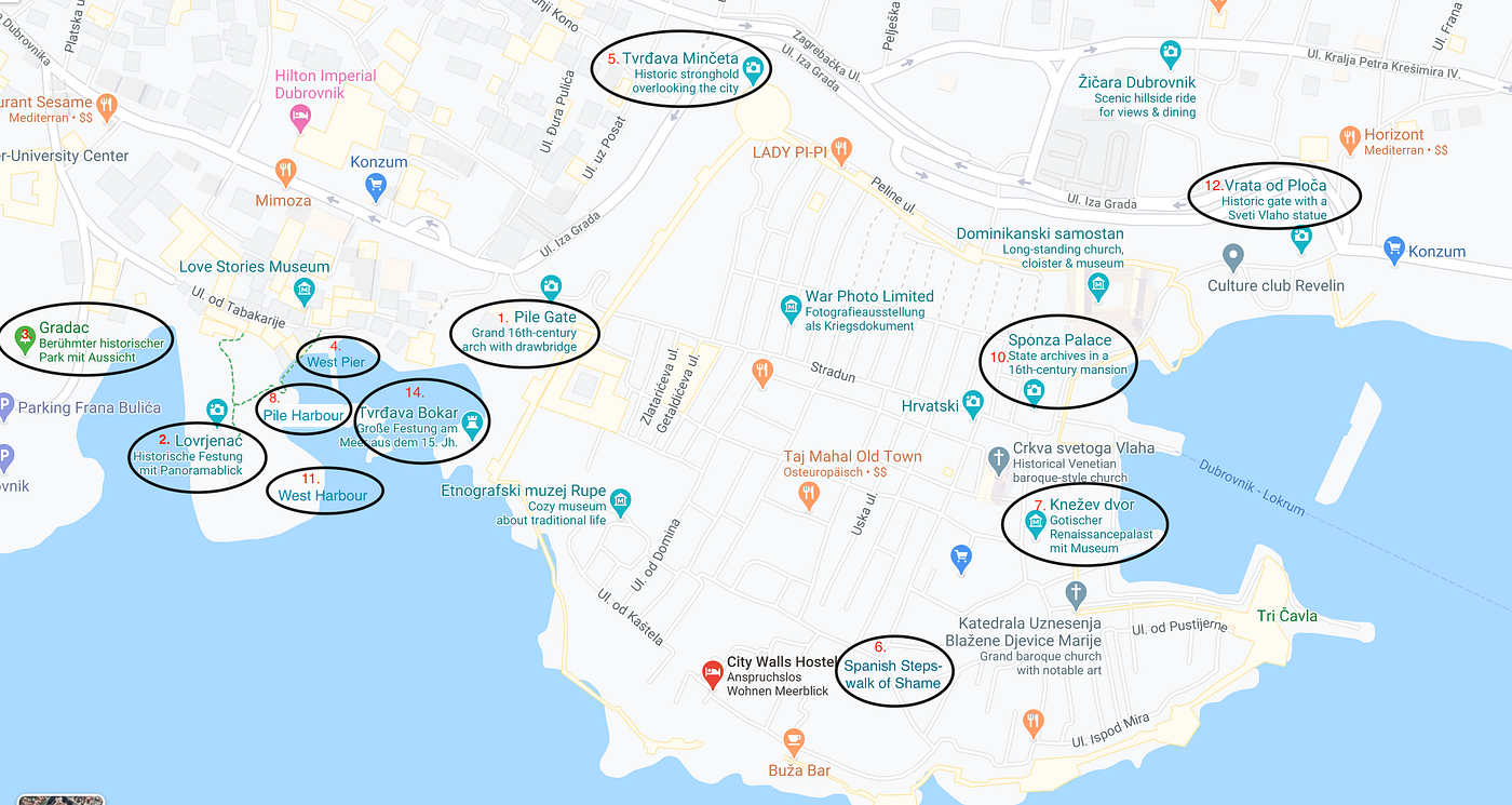Guideline for Game of Throne fans in Dubrovnik — 14 famous Game of Thrones  locations in Dubrovnik | by Aoon The Traveller | Medium