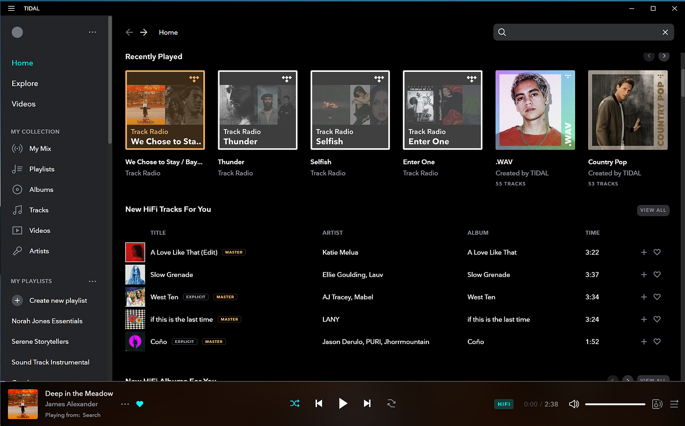 A Tidal review from someone who never wanted to use a streaming service  ever, but… | by #hope | Medium