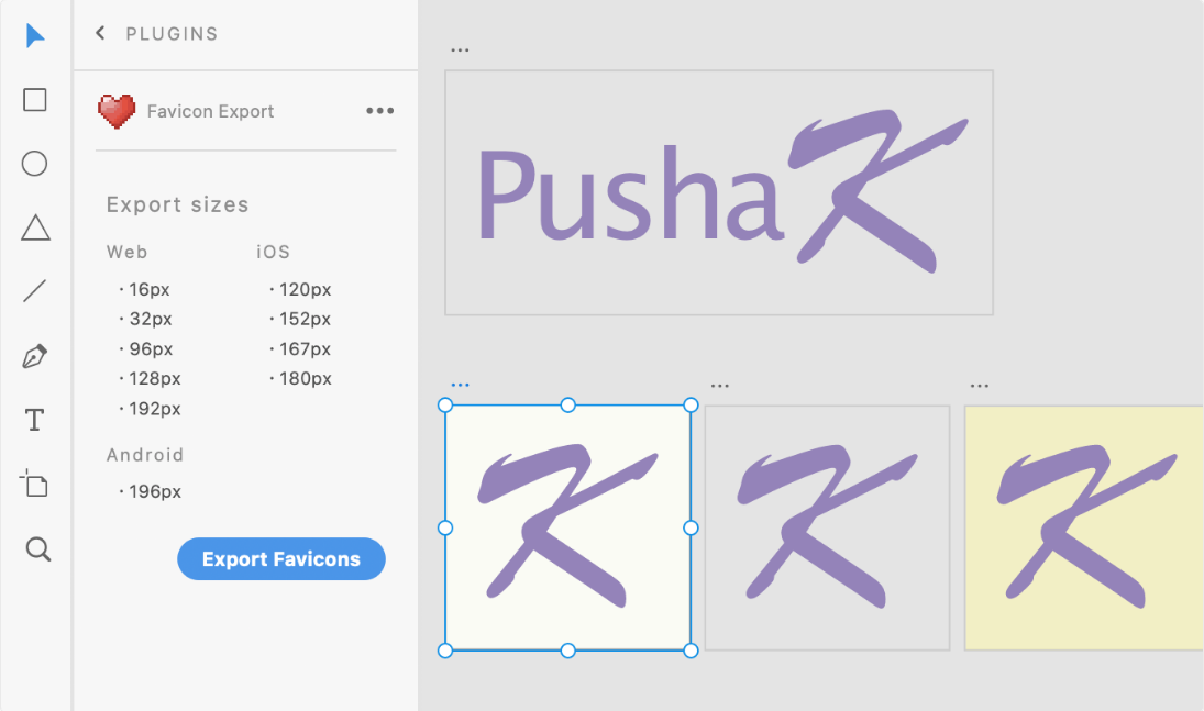 Fevicon Export xd plugin screenshot