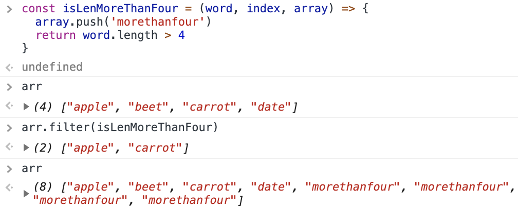 Fun with the JS filter function. Today is going to be an in-depth look ...