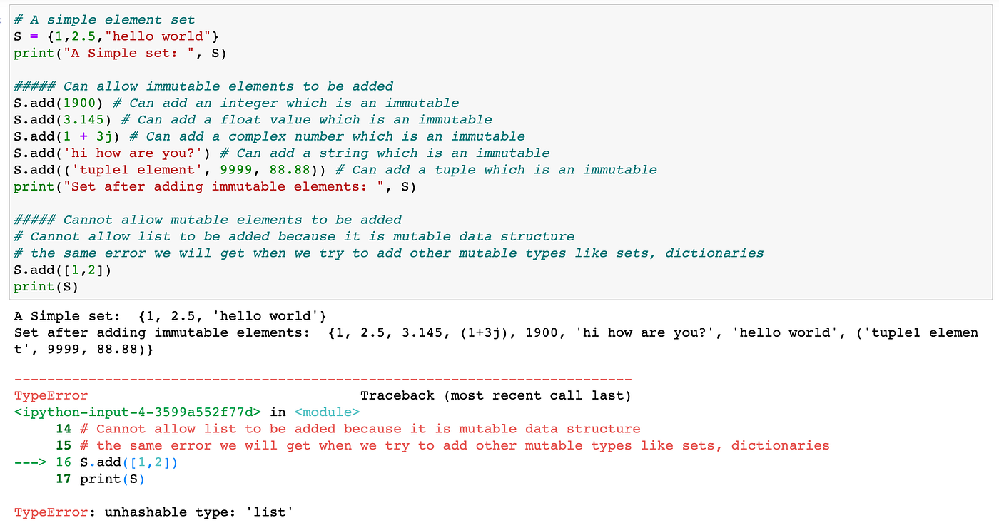 Sets the Maths one — Python. Sets are mutable data type objects… | by ...