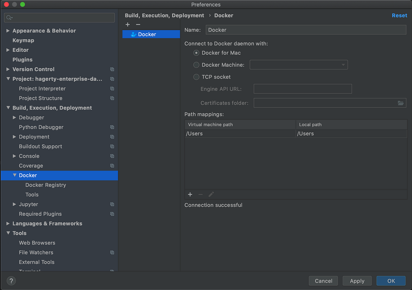 pycharm docker machine mac pycharm docker machine mac